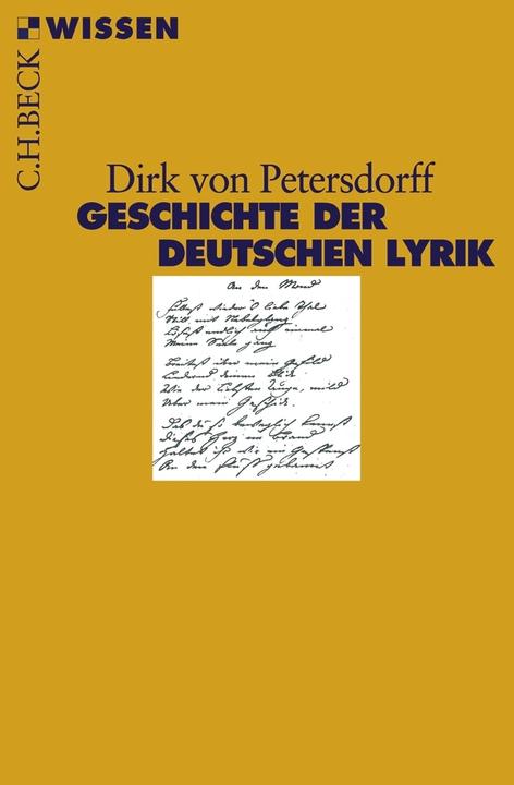 Immagine prodotto Geschichte der deutschen Lyrik (Tedesco, Dirk da, Petersdorff, 2008)