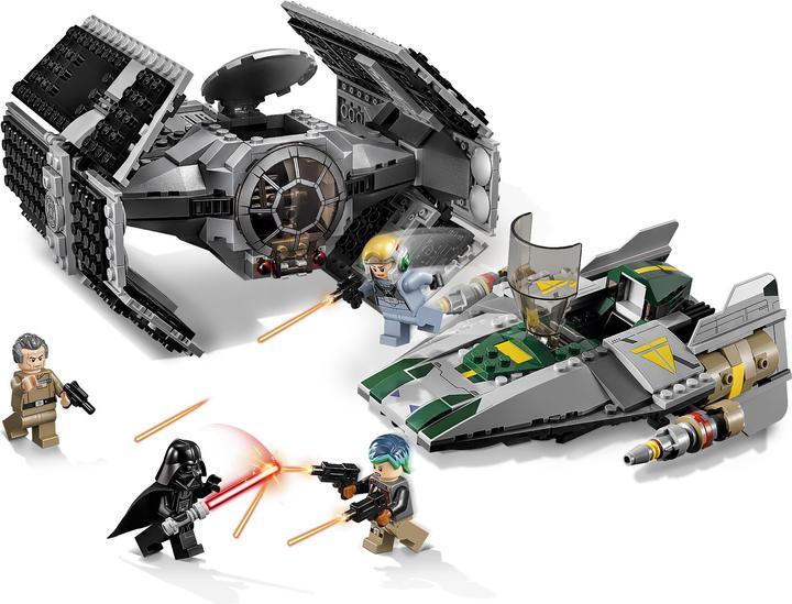 Actual product image LEGO Star Wars Vader's TIE Advanced vs. A-Wing Starfigh (75150, LEGO Star Wars)