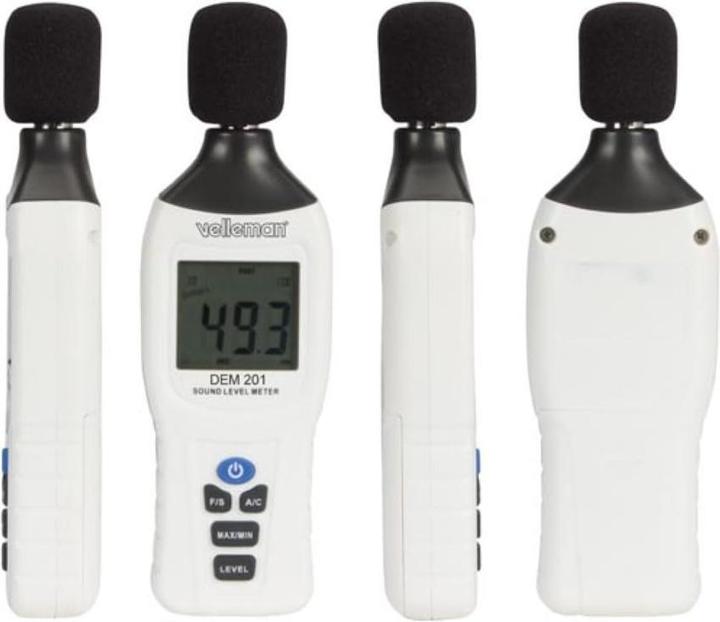 Actual product image Velleman DEM201 Sound level meter