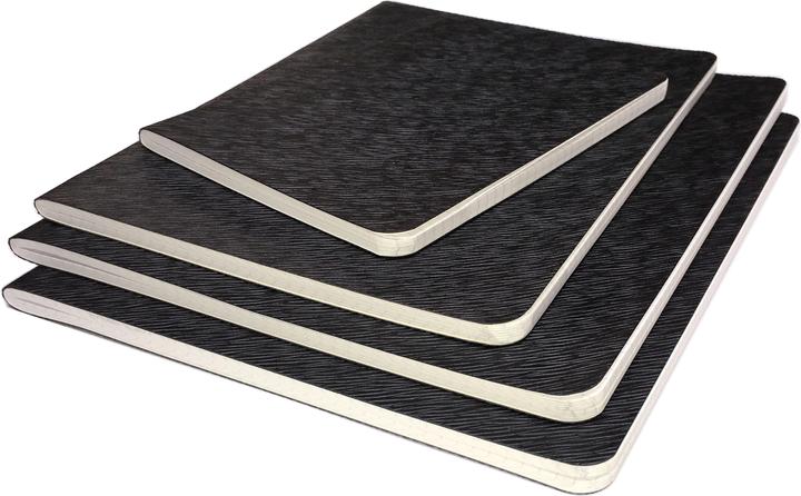 Actual product image Neutral Oilcloth booklet without register 17,5 × 22 cm (E5, Checked, Soft cover)