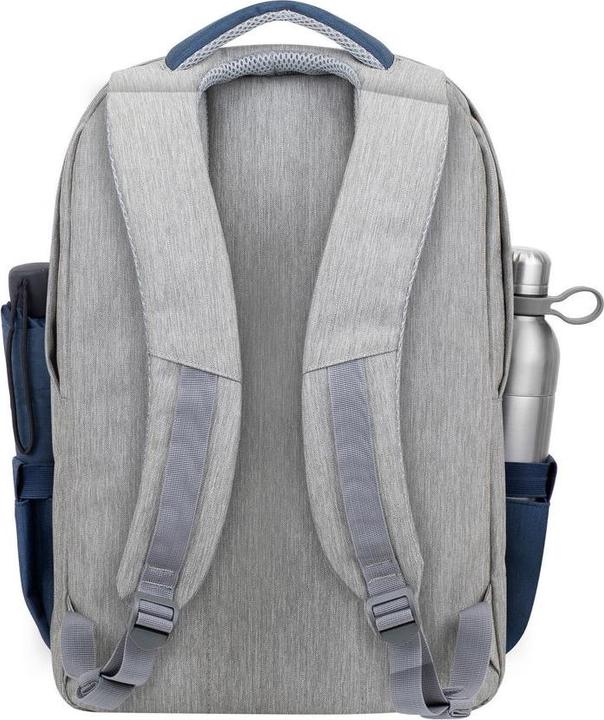 Produktbild Rivacase 7567 Grau Dunkelblau Notebookrucksack bis 17.3"