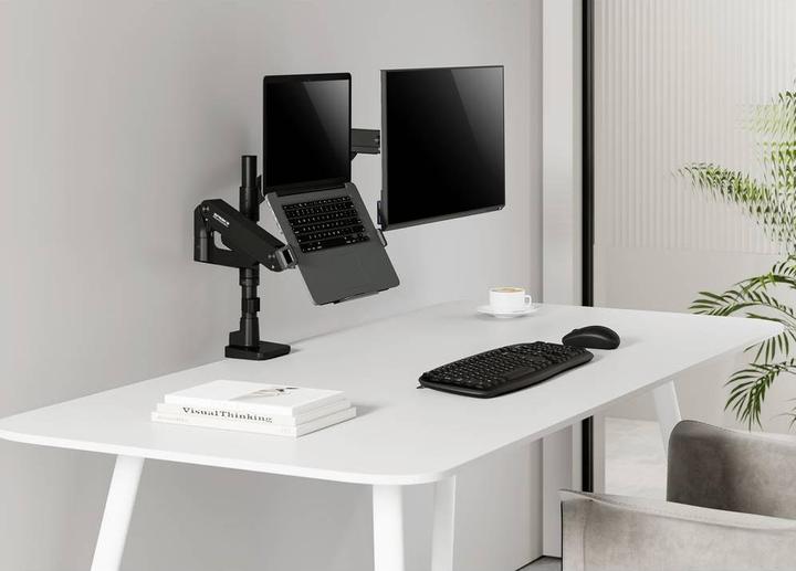 Actual product image SpeaKa Professional SP-MM-1000 single monitor stand 43.2 cm (17") - 124.5 cm ( (Table, 49.02")