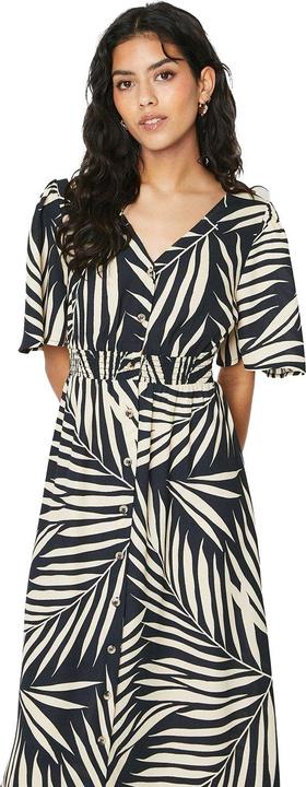 Immagine prodotto Dorothy Perkins Vestito Midi Piccola Impronta del Palmo Dettaglio a Bottone Donna (42 D)