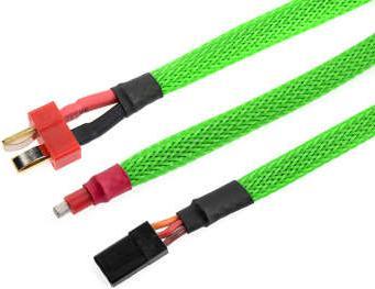 Produktbild G-Force Kabel-SchutzhÃ¼lse - Geflochten - 6mm - Neon GrÃ¼n - 1m (100 cm)