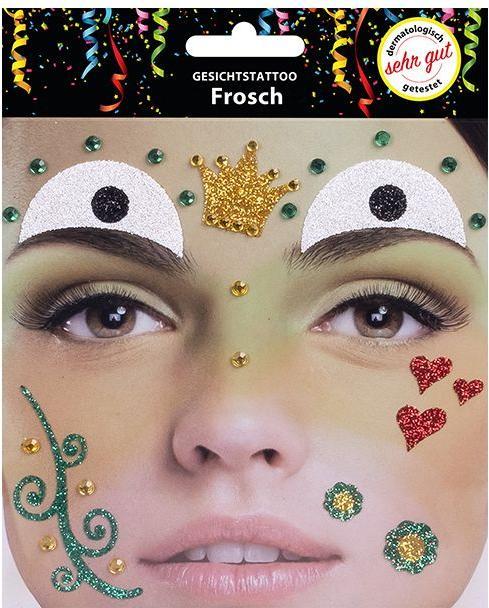 Produktbild Sombo Gesichts Tattoo Frosch