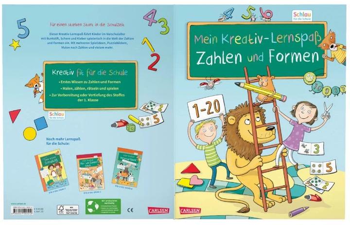 Image du produit Schlau für die Schule: Mein Kreativ-Lernspass: Zahlen und Formen (Allemand, Theresa Koppers, Christine Mildner, 2023)