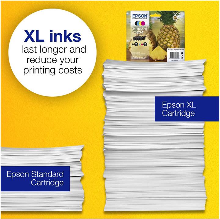 Image du produit Epson 604 Multipack (M, CF, Y, C)