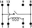 Actual product image Velleman Reed Relay 5vdc 0.5a 1forma