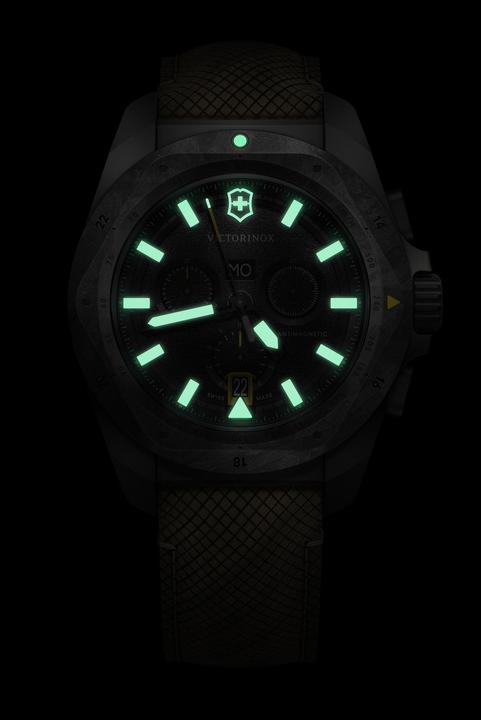Image du produit Victorinox I.N.O.X. Chrono 43, SIR, BLK dial,BRN structured m (Swiss Made, Chronographe, 43 mm)
