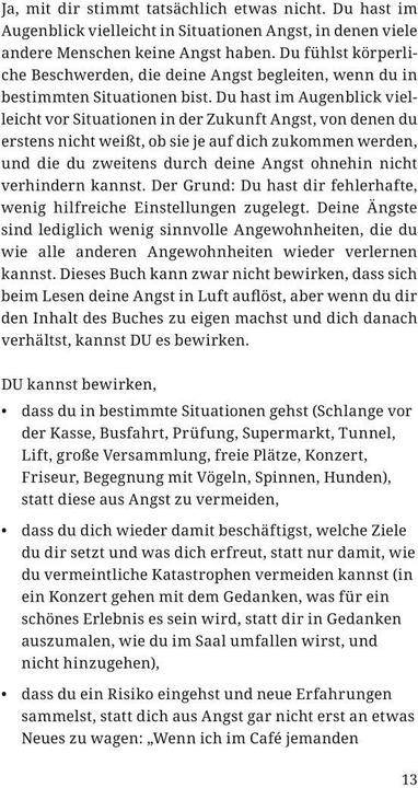 Nährwerte und Zutaten Ängste verstehen und überwinden (Deutsch, Doris Wolf, 2024)