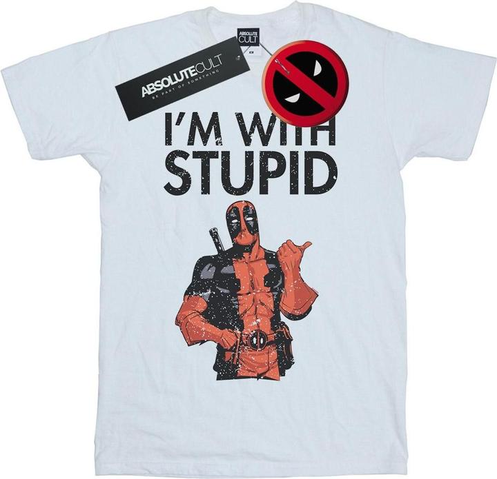 Immagine prodotto Deadpool I'm With Stupid Maglietta Uomo (S)