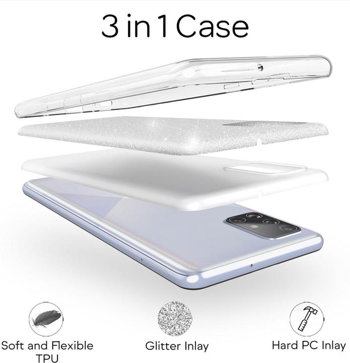 Immagine prodotto Nalia Copertura glitterata (Samsung Galaxy A51)