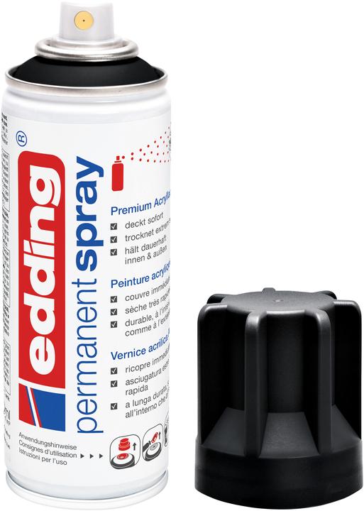 Produktbild Edding Acrylspray (Tiefschwarz, 200 ml)