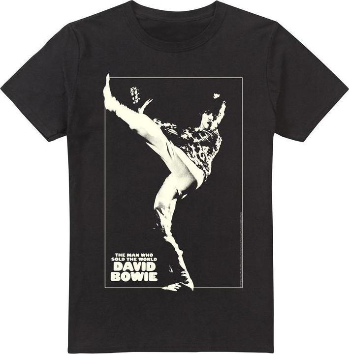 Immagine prodotto David Bowie The Man Cover Maglietta Uomo (S)