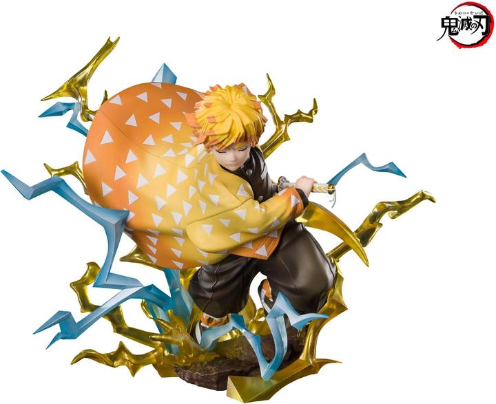 Actual product image Bandai ST Demon Slayer Zero Zenitsu Agatsuma Thunderclap 15cm