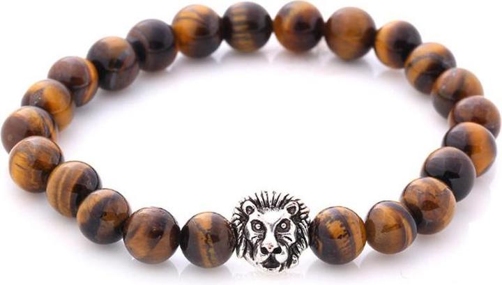 PhoneLook Armband Perle Tigerauge Stein