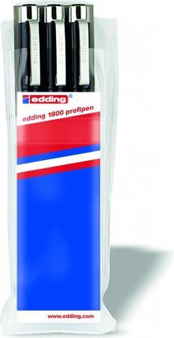Produktbild Edding Profipen 1800 (Black, 3 x)