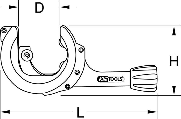 Produktbild KS Tools Ratschen-Rohrabschneider (250 mm)
