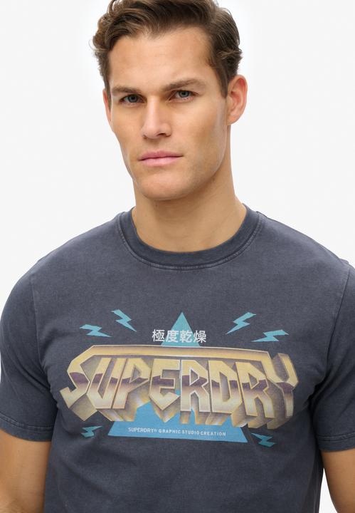 Actual product image Superdry Rock Band Logo Relaxed Tee (XL)