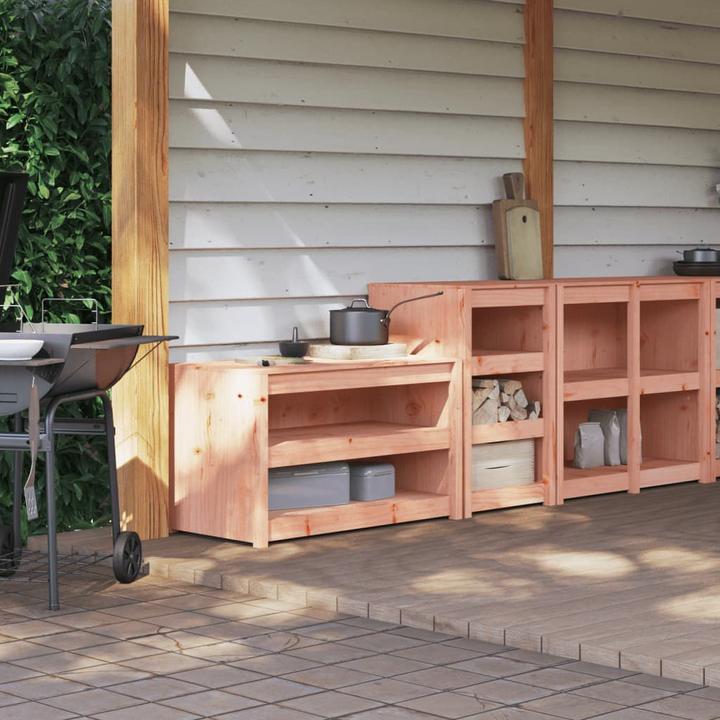 VidaXL Outdoor-Küchenschränke 2 Stk. Massivholz