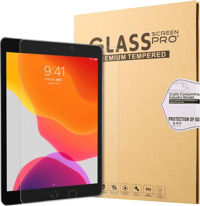 Ueli Express Displayschutz Panzerglas (1 Stück, iPad 2021 (9. Gen), iPad 2020 (8. Gen), iPad 2019 (7. Gen))