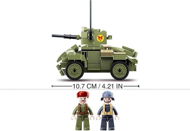 Actual product image Sluban WWII - Small English armored vehicle