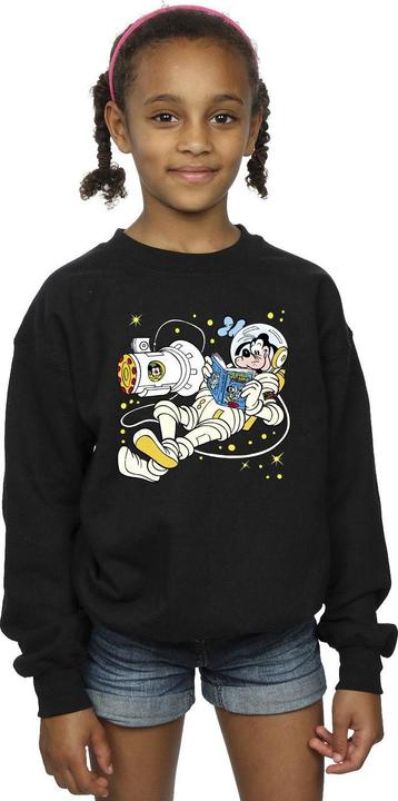 Actual product image Disney Girls Goofy Reading In Space Sweatshirt (104)