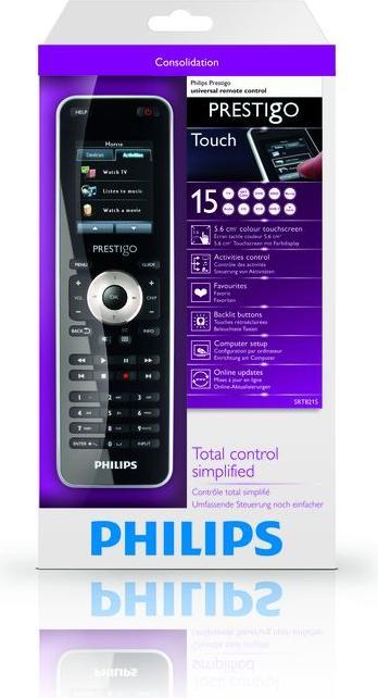 Image du produit Philips Prestigo SRT8215, Télécommande universelle 15 en 1 (Télécommande universelle)