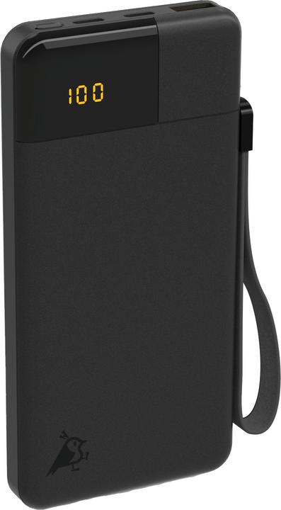Aqiila Powerbird B10B - Powerbank 10000 mAh, 20W - Nero (10000 mAh, 20 W, 37 Wh)