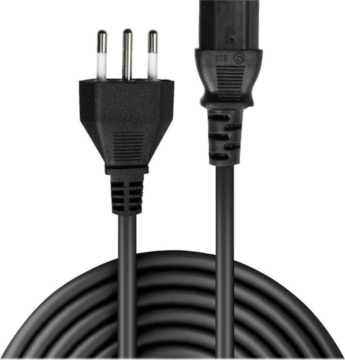 Produktbild Lindy IEC mains cable, italy Italian mains plug-IEC320 C13 (3 m)