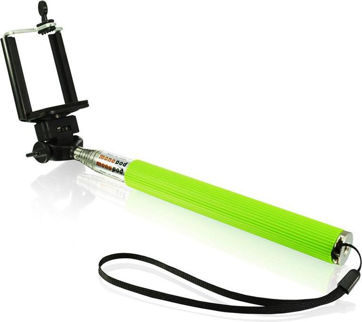Actual product image Hermex Selfie Stick GREEN for Apple iPhone & Android Smartphones