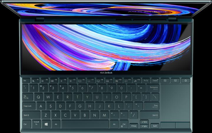 Actual product image ASUS ZenBook Duo 14 UX482EG-HY016R - Core i7 1165G7 / 2.8 GHz - Win 10 Pro - 32 GB RA (14", Intel Core i7-1165G7, 32 GB, 1000 GB, DE)