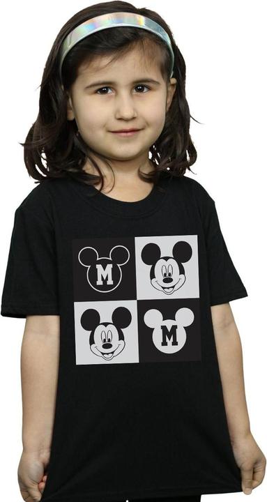 Immagine prodotto Disney Mickey Mouse Smiling Squares Maglietta Ragazze (140, 146)