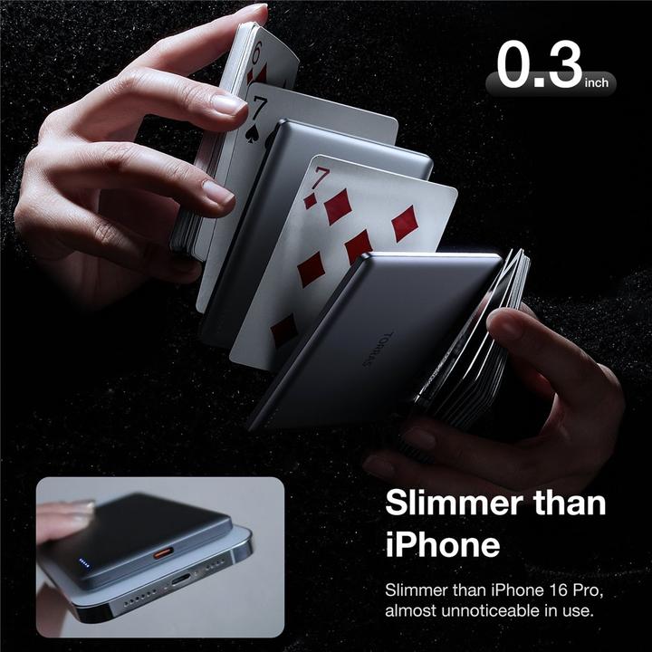 Actual product image Torras MiniMag Powerbank (5000 mAh, 18 W, 18 Wh)