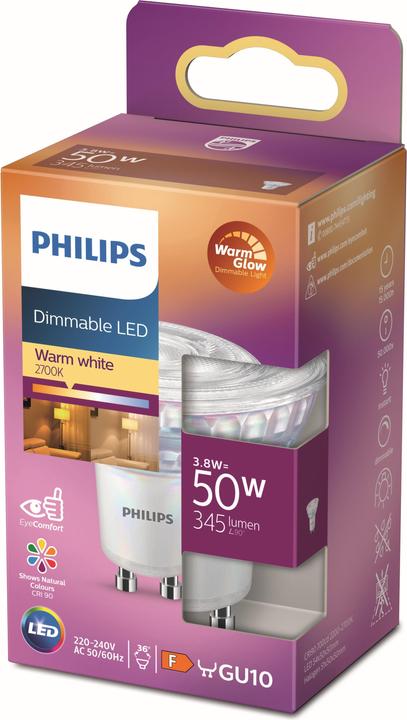 Produktbild Philips Spot (GU10, 3.80 W, 345 lm, 1 x, F)