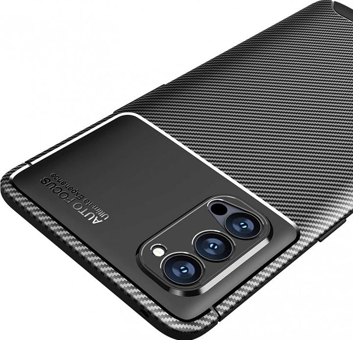 Produktbild Screenguard Oppo Reno4 Pro 5G Hülle Carbon Design TPU Case (Oppo Reno 4 Pro 5G)