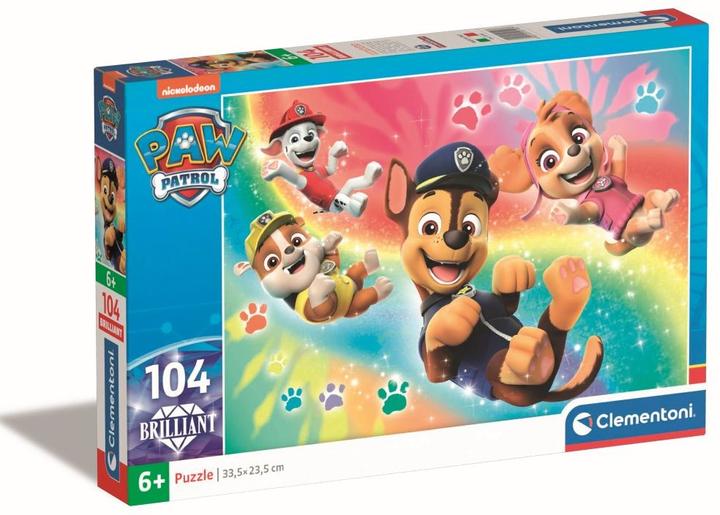 Actual product image Clementoni Brilliant Puzzle PAW Patrol, 104st. (104 pieces)