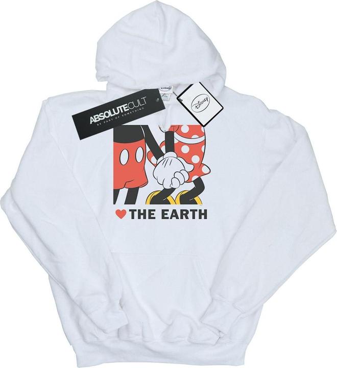 Immagine prodotto Disney Mickey Mouse Heart The Earth Felpa con Cappuccio Ragazze (140, 146)