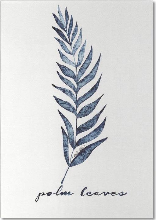 Actual product image Juniqe Palm Leaves - Leaves & Plants (A5, Dotted)