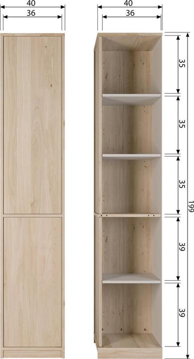 Produktbild Vtwonen Modulair (199 x 40 x 40 cm)