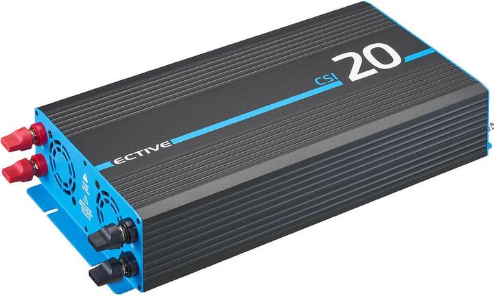 Actual product image Ective CSI 20 Sinus-Wechselrichter 2000W 24V mit Netzvorrangschaltung und Ladegerät (CH-Stecker)