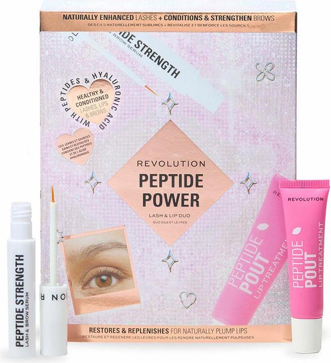 Makeup Revolution Peptide Power Lash & Lip Duo