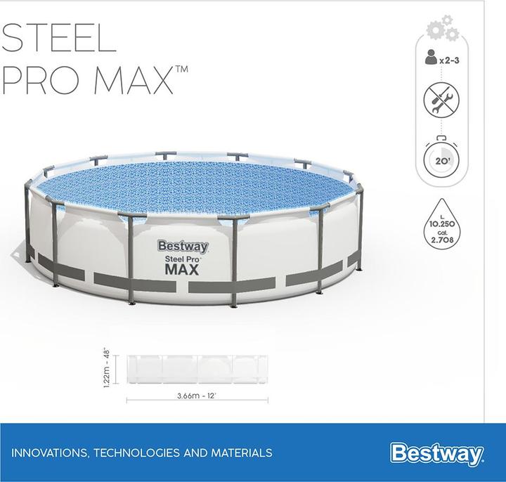 Image du produit Bestway Steel Pro Max (Ø 366 x 122 cm)