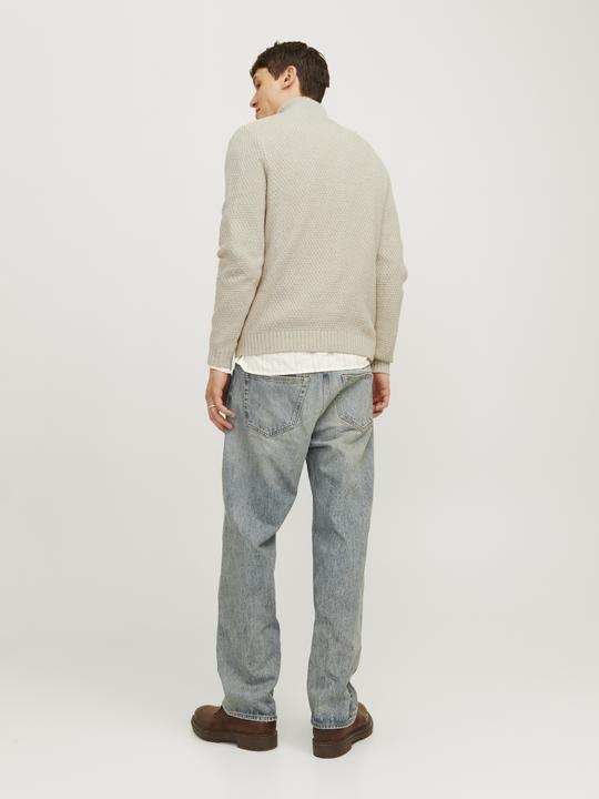 Immagine prodotto Jack & Jones Zip a quarto di dollaro monocolore Zip a quarto di dollaro (XXL)