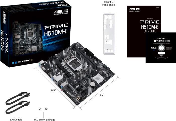 Immagine prodotto ASUS PRIME H510M-E (LGA 1200, Intel H510, mATX)