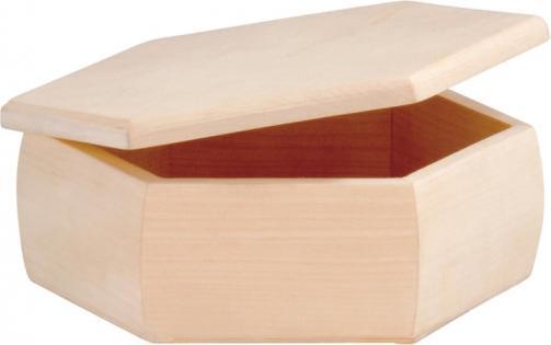 Image du produit Glorex Cassette en bois hexagonale 18x6cm, FSC