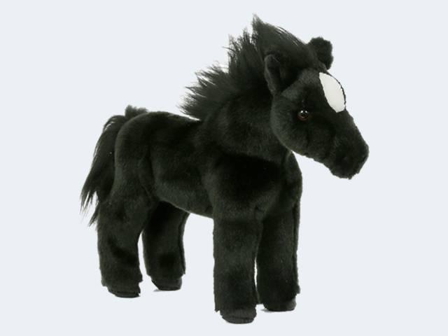Semo Plush horse black 30cm (30 cm)