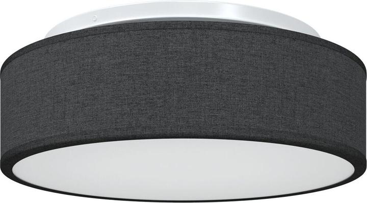 Immagine prodotto VidaXL Deckenlichter Flush Mount Schwarz Ø 38 cm Stoff E27