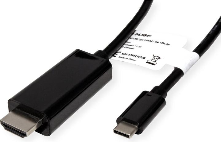 Produktbild Roline USB Typ C — HDMI (Typ A) (2 m, HDMI, USB Typ C)
