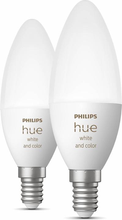 Immagine prodotto Philips Hue White & Color BT (E14, 5.30 W, 470 lm, 2 x, G)